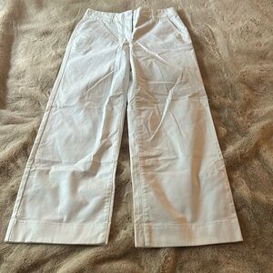 Vineyard Vines white high waisted wide leg jeans